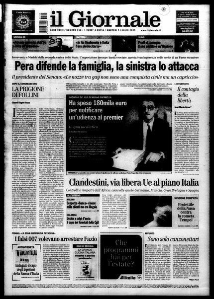 Il giornale : quotidiano del mattino